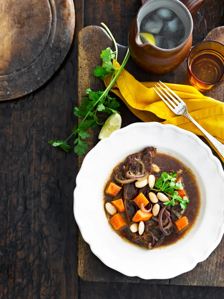Lamb and quince tagine