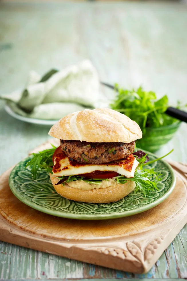 Lamb burger