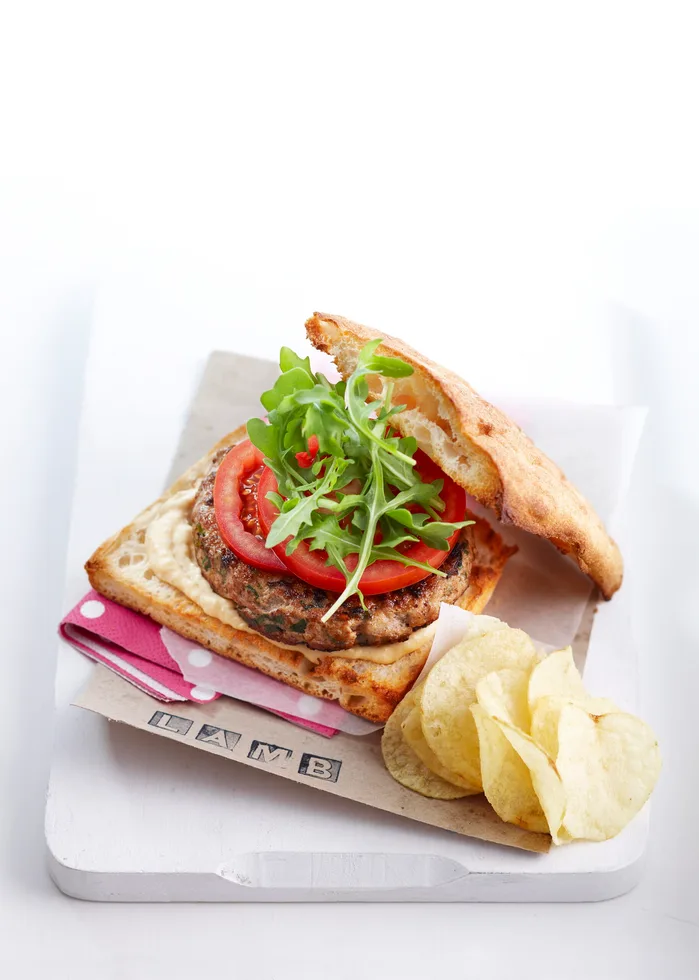 Lamb burgers