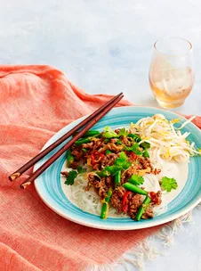 Lamb, wombok and black bean stir-fry