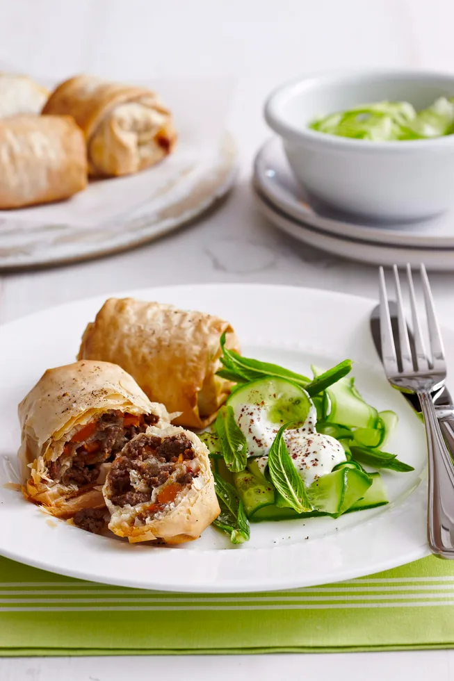 Lebanese lamb rolls