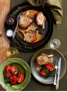 Lemon and rosemary pork cutlets