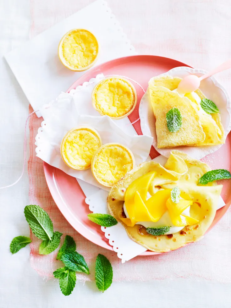 Mango pancakes