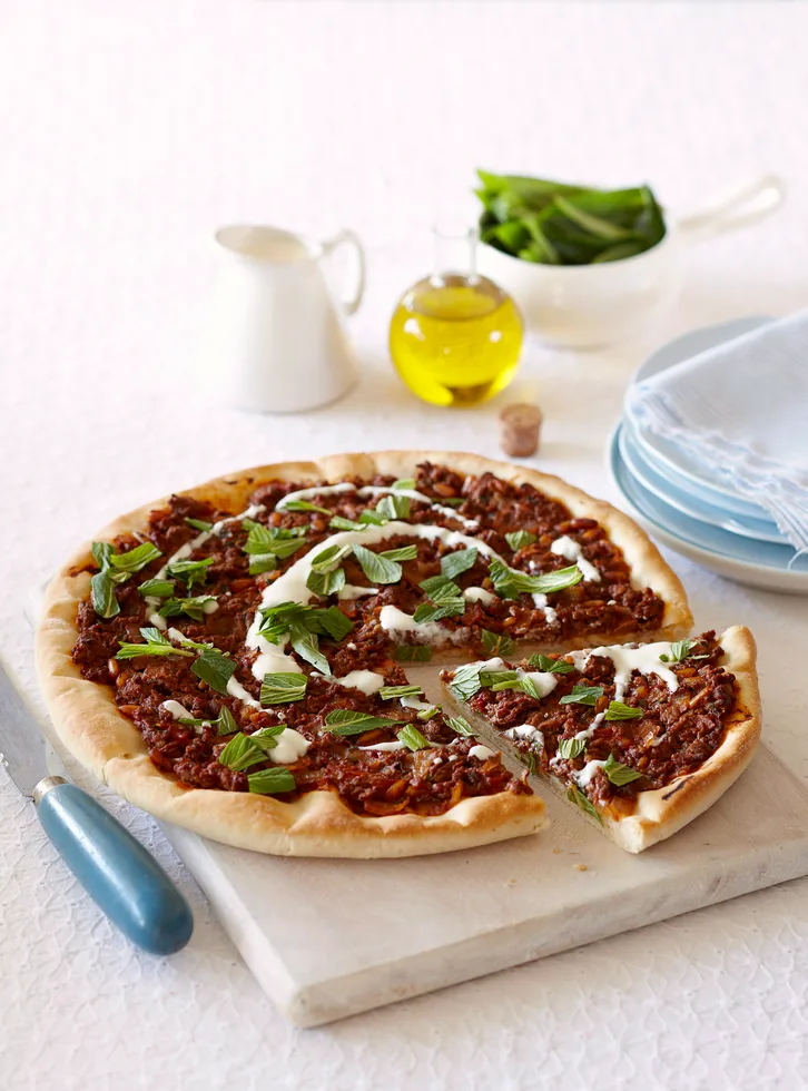 Mediterranean Pizzas (Lahmajoun)