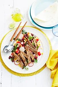 Mexican beef salad