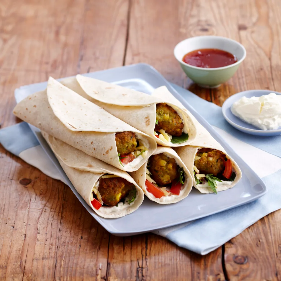 Mexican Falafel Wraps