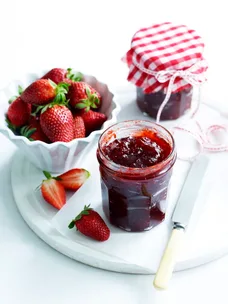 Microwave strawberry jam