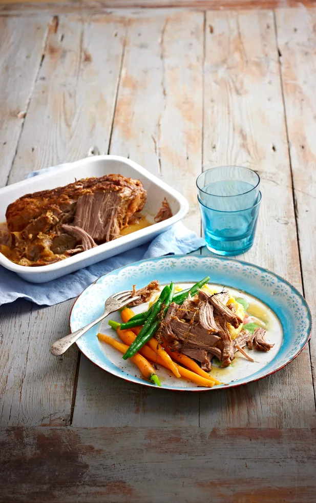 Milk-braised pulled pork