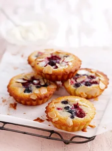 Mixed berry tarts