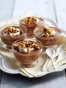 Mocha honeycomb mousse