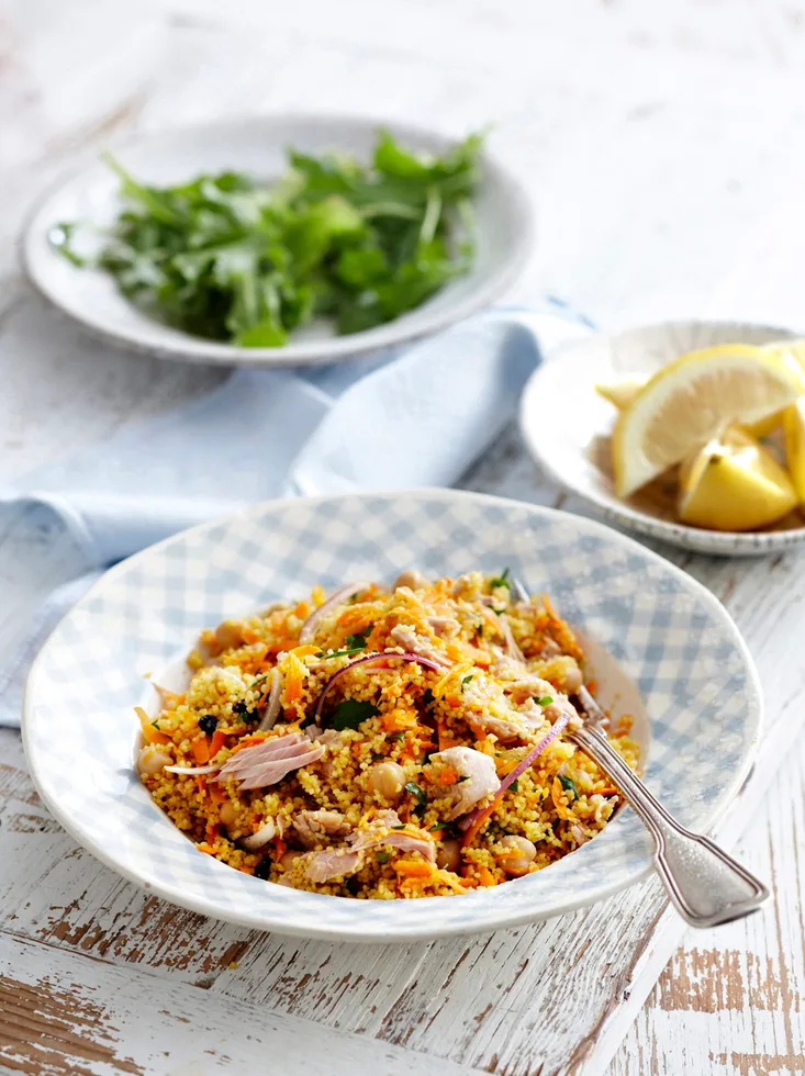 Moroccan tuna couscous