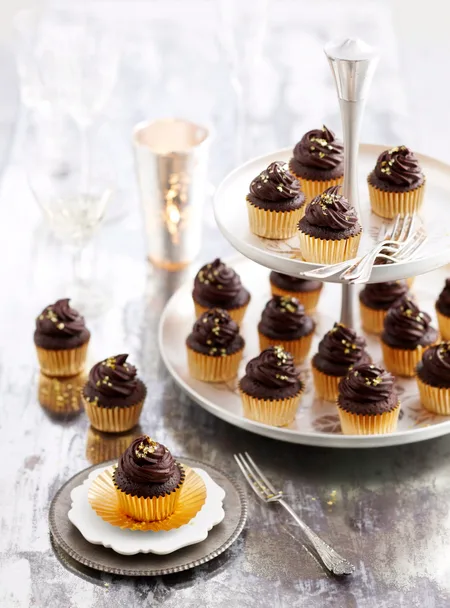 Mud cakes with ganache