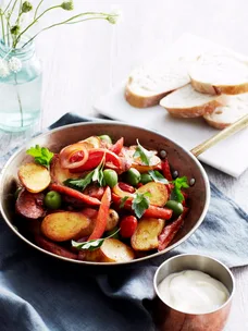 One-pan Spanish feast