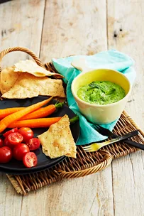 Pea, mint and yoghurt dip