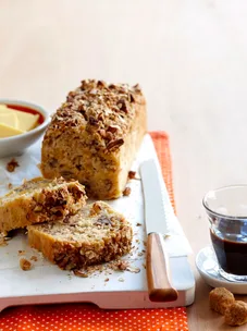 Peach and pecan bread