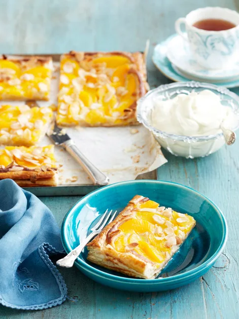 Peach galette