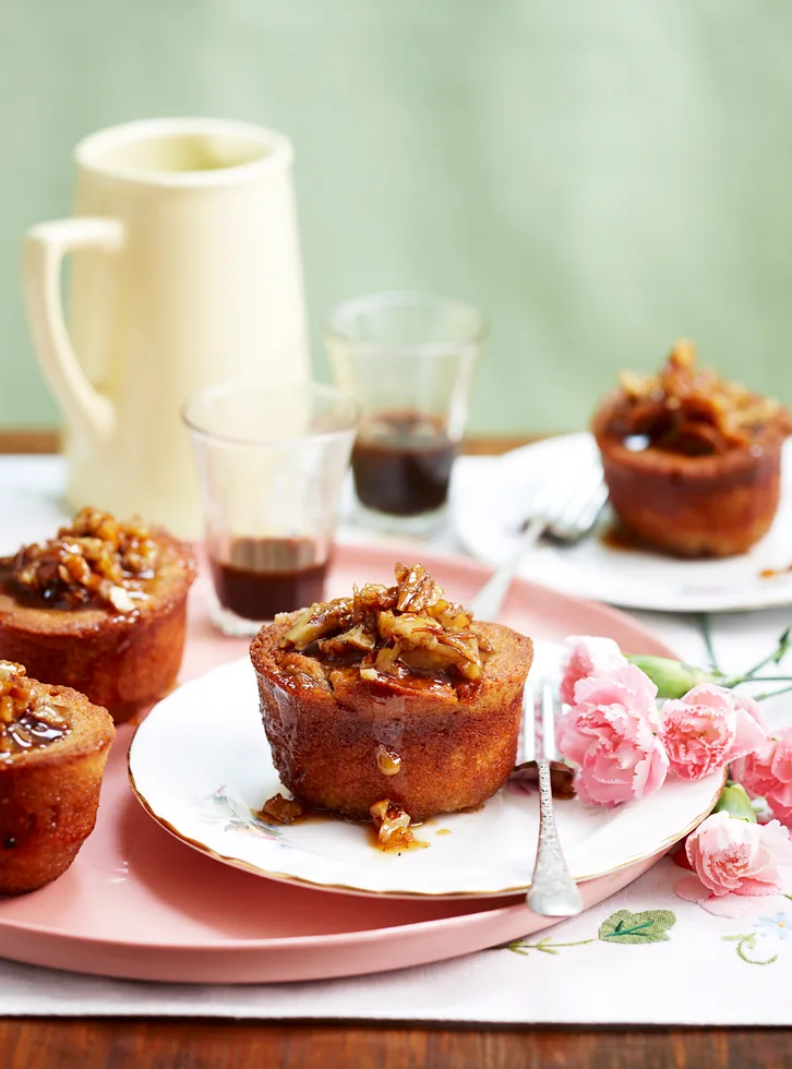 Pecan and maple friands