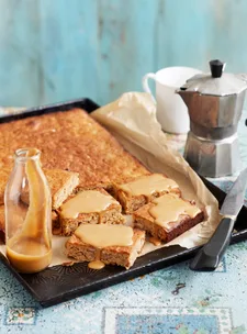 Pecan coffee slice