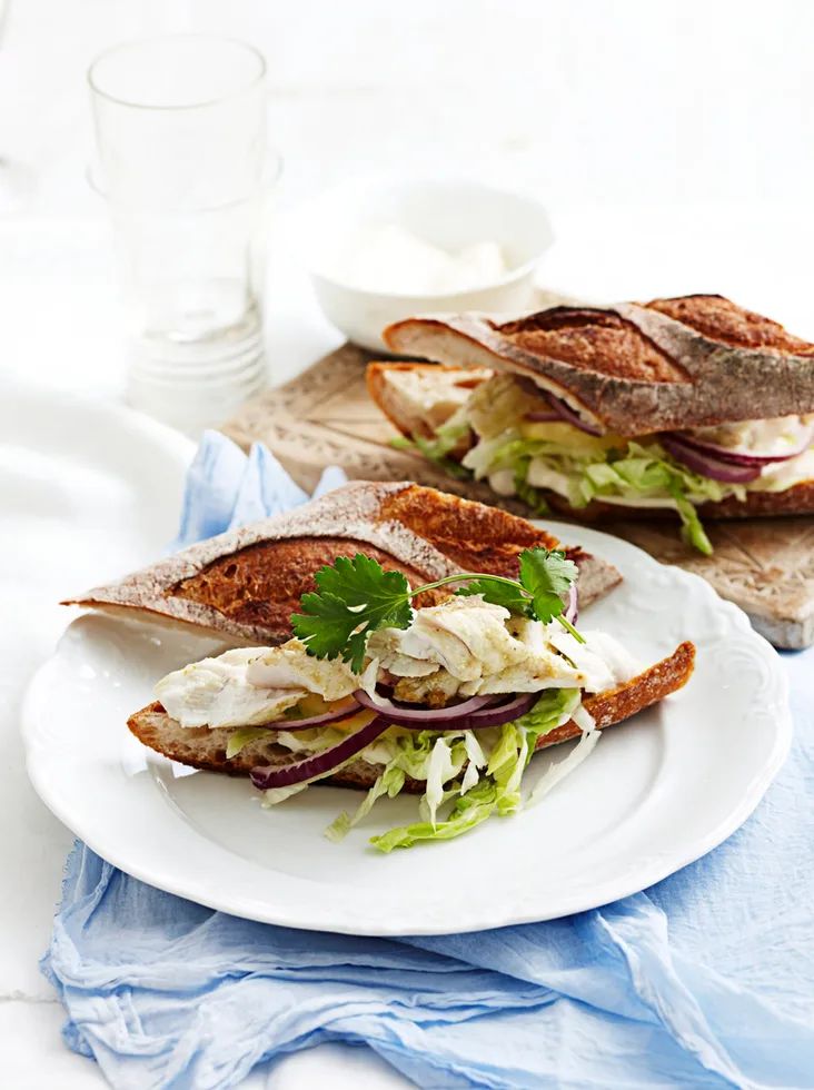 Pineapple fish rolls