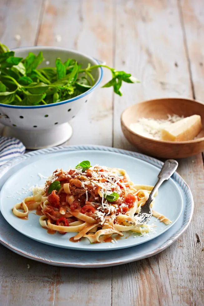 Pork ragu pasta