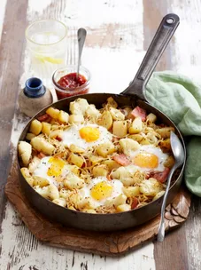 Potato and cauliflower hash