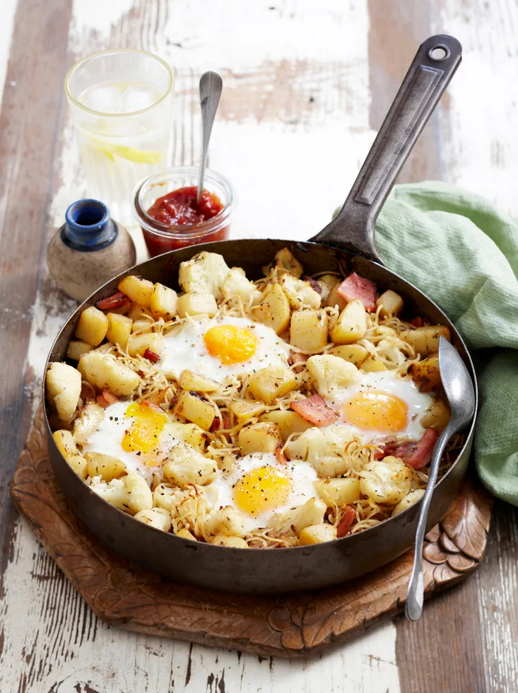 Potato and cauliflower hash