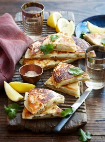 Potato and onion chapatis