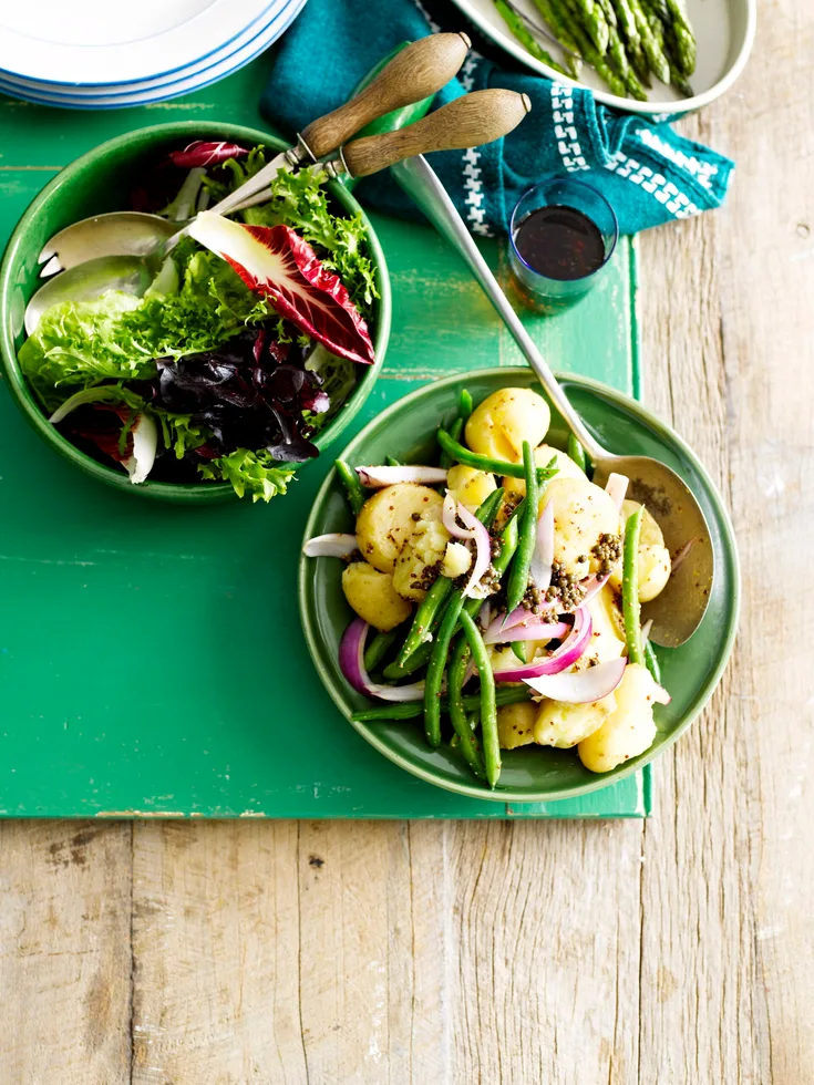 Potato and bean salad