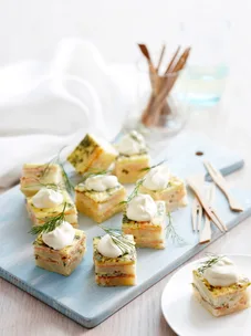 Potato and salmon frittata