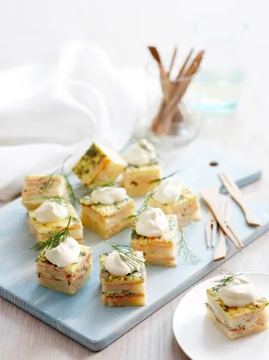 Potato and salmon frittata
