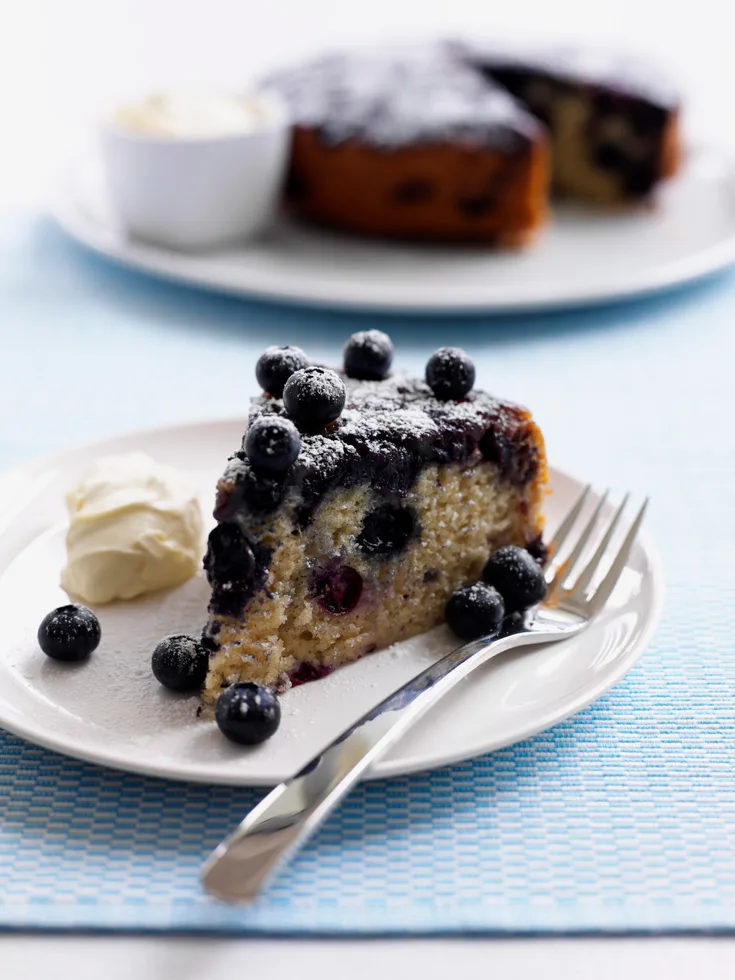 Blueberry Upside-Down Cake