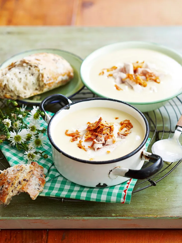 Creamy chicken soup