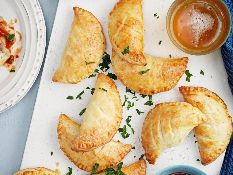 Sausage and mushroom pasties