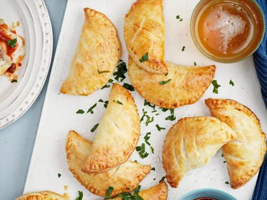 Sausage and mushroom pasties