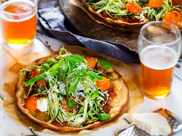 Twisted vege pizza