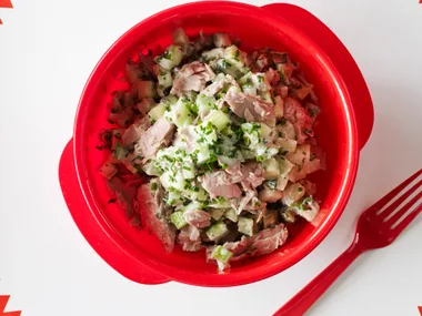 Lunchtime lemon pepper tuna salad