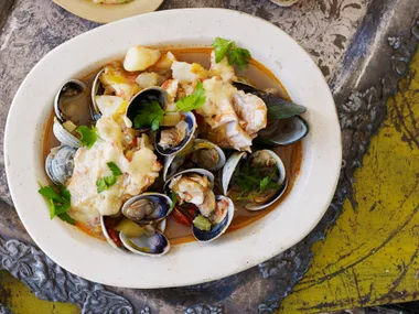 Fish soup with rouille