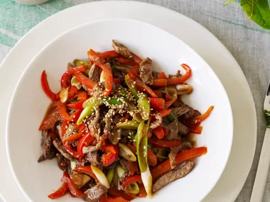 Beef stir-fry