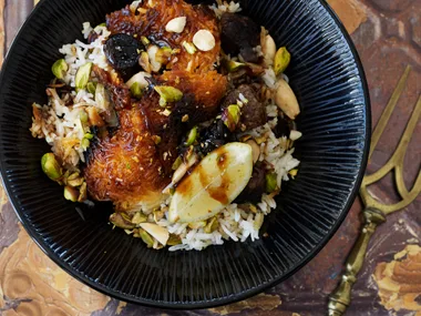 Persian meatballs with sour cherries