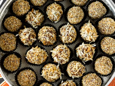 Brandied ginger balls