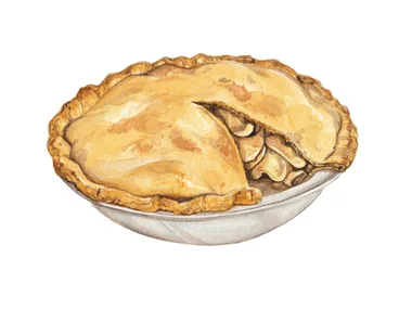 Buttercrust apple pie