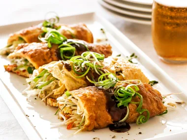 Chinese omelette wrap