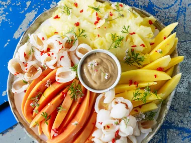 Fruit and chilli platter