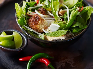 Chicken salad with asian flavours