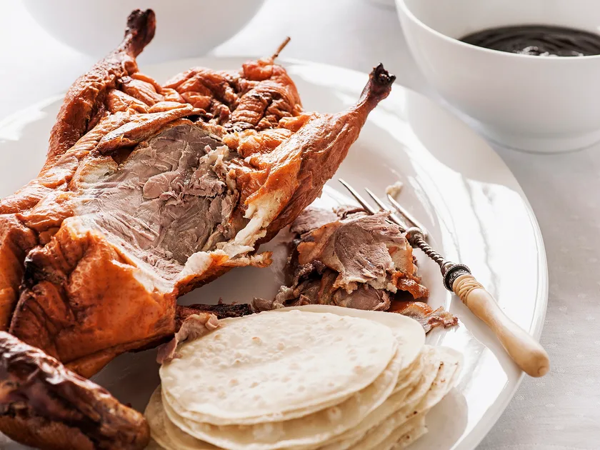 Peking duck wraps