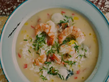 Prawn and chorizo gumbo