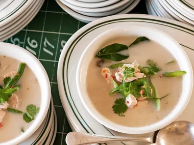Thai chicken soup