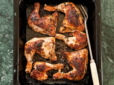 Spiced Spring chicken
