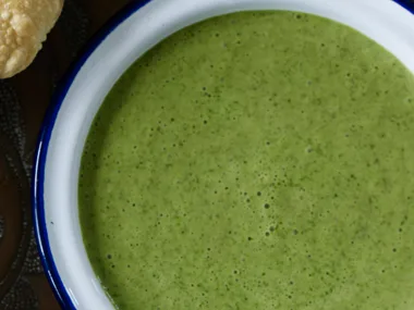 Fresh green chutney