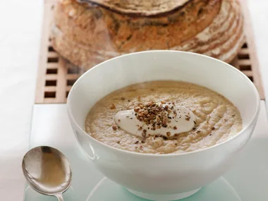 Parsnip and apple soup